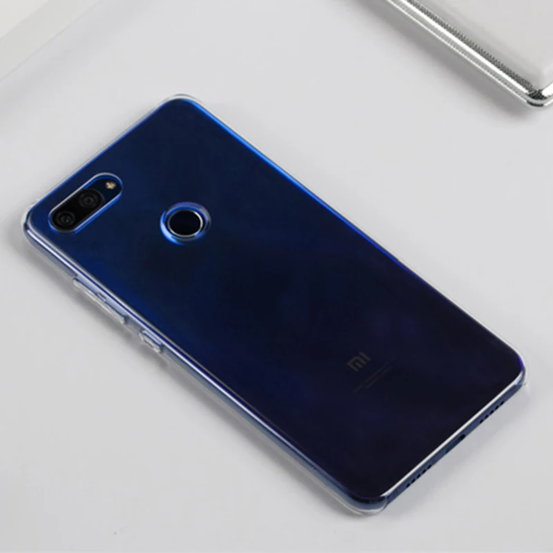 XIOAMI оригинальный прозрачный всесторонний защитный чехол PC легкий материал