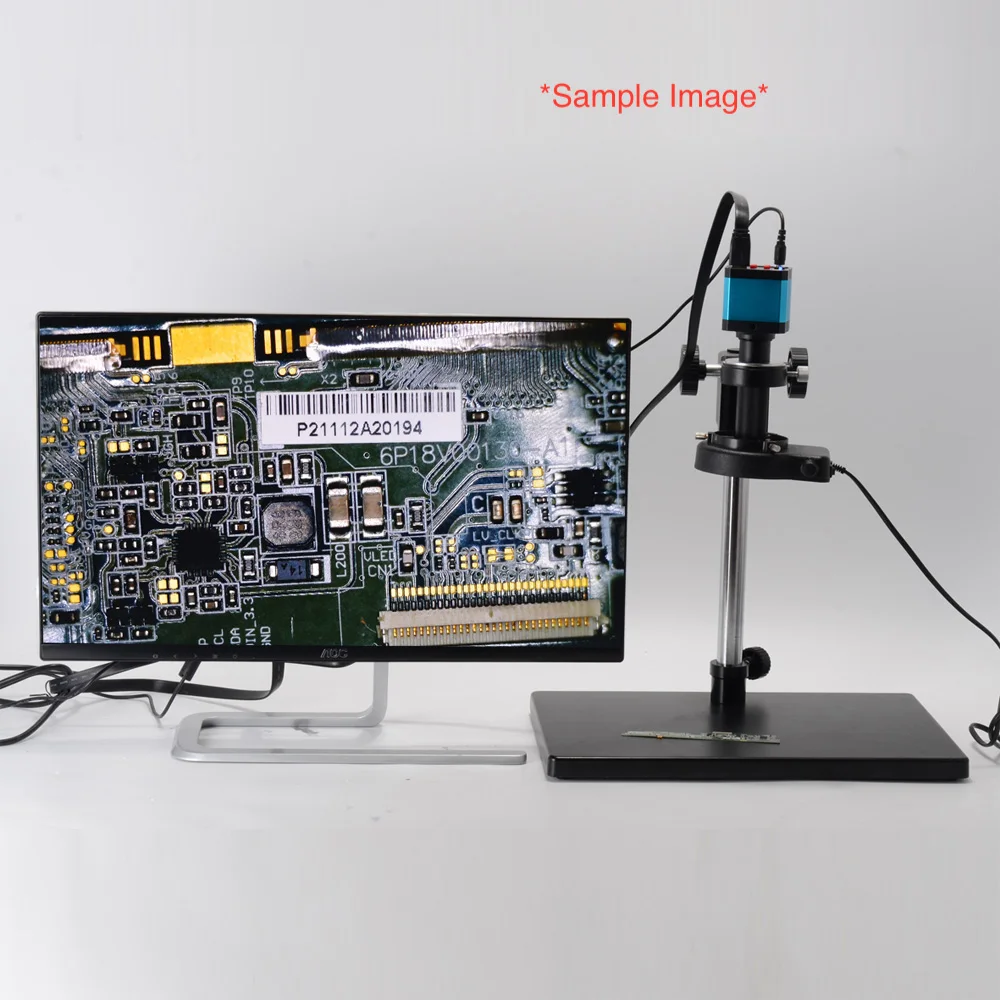 Цифровая промышленная камера Hayear микроскоп 14 МП HDMI USB зум-объектив 120X Широкое