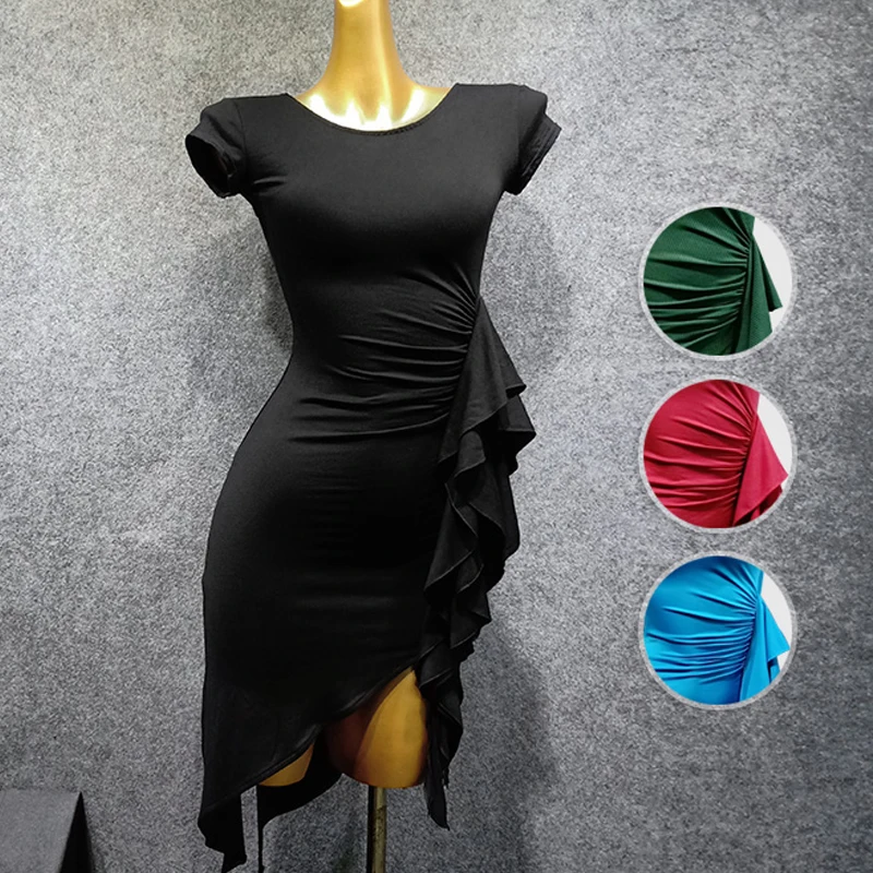 Одежда для латинских танцев девочек 2020 женские Летний костюм платье Flamengo