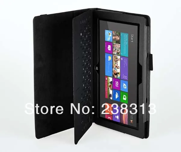 Ультратонкий кожаный чехол книжка личи с подставкой для планшета Microsoft Surface RT 1 2 RT1