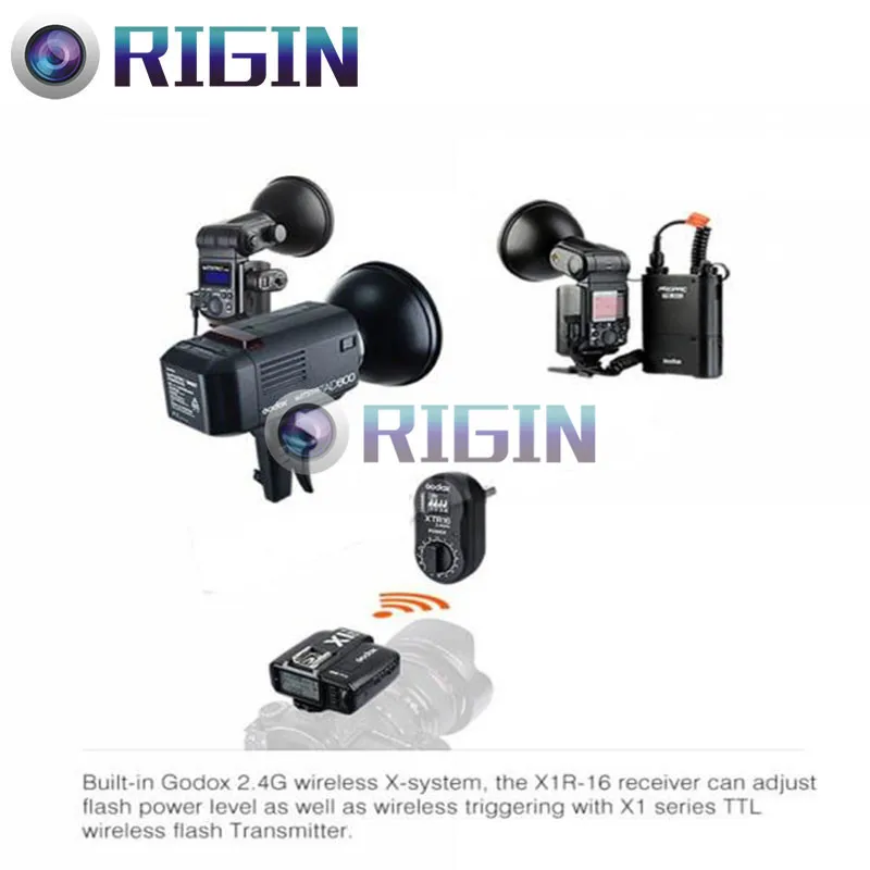 Godox XTR-16 2 4G беспроводной приемник для X1C/X1N/XT-16 триггера передатчика совместим с