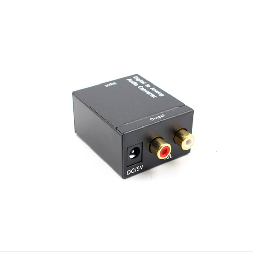 Оптический усилитель декодер оптического волокна коаксиальный RCA Toslink сигнал в аналоговый аудио конвертер RCA цифро-аналоговый аудио адаптер