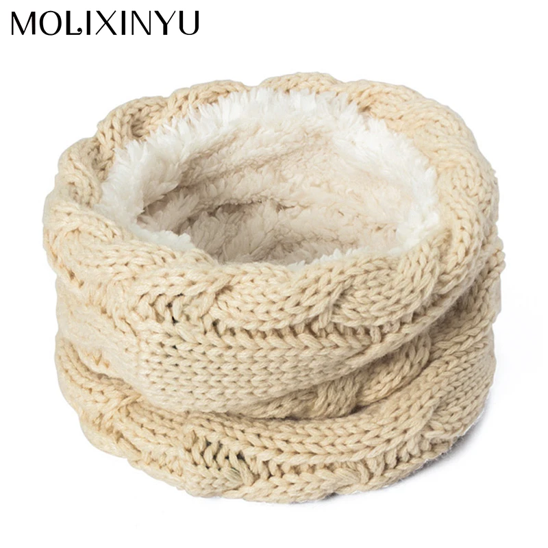 MOLIXINYU/Новинка года; хлопковый зимний детский шарф для девочек; шарфы для мальчиков; теплый зимний шарф для детей; вязаный шарф для малышей