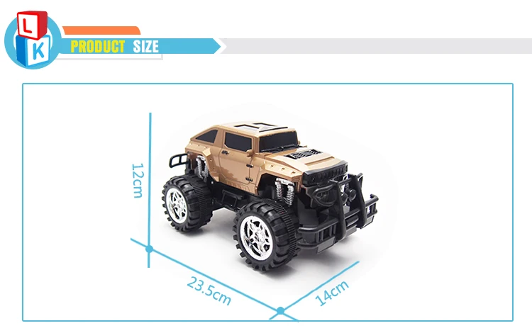 Высокоскоростной крутой 4-колесный бронированный автомобиль 1:18