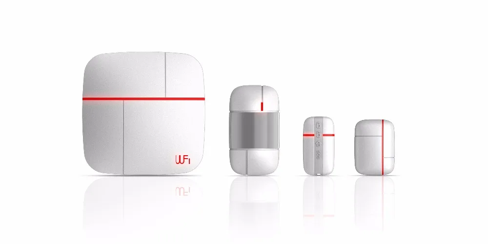 1 комплект) Vcare wifi 3g WCDMA поток данных Смарт для домашней сигнализации с датчиком движения двери/окна медицинская Аварийная кнопка Ver A