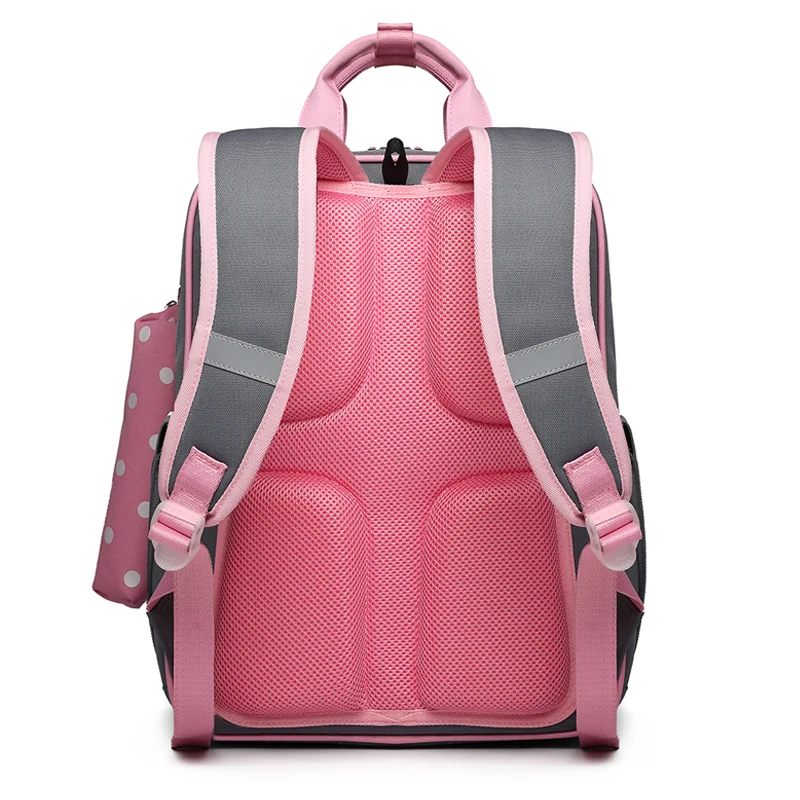 

SUN EIGHT Orthopedic Girl School Bags Waterproof Nylon Children's Backpack Kids School bag For Girl Gift Mochila Escolar