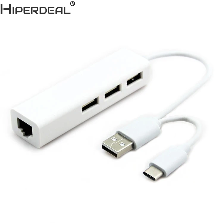 HIPERDEAL USB 3 1 Тип C в гигабитную сеть Ethernet 2 0 концентратор порта адаптер LAN Oct30HW|ethernet