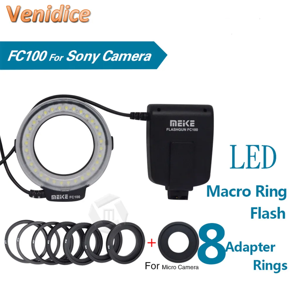 Осветительное кольцо для фотоаппаратов Sony 5500K GN15 LED Macro|led macro|macro ring flash lightmacro |