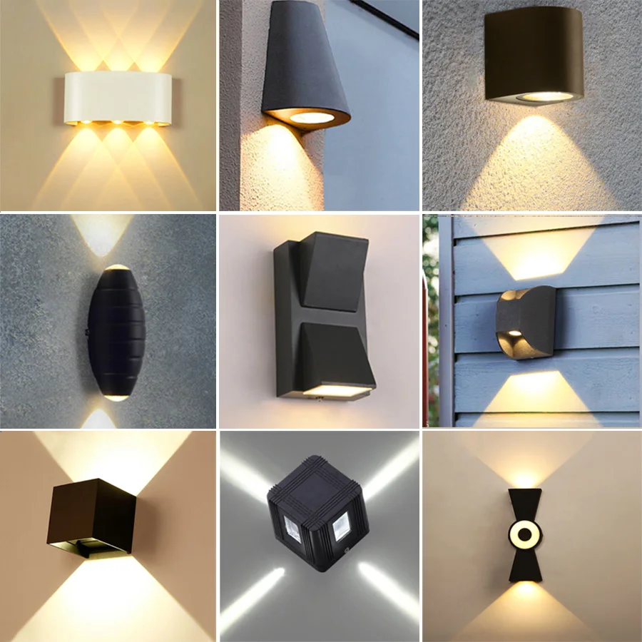 Thrisdar Up Down Outdoor Waterproof LED Porch Light Courtyard Corridor Wall Lamps Villa Balcony Front Door Exterior | Лампы и