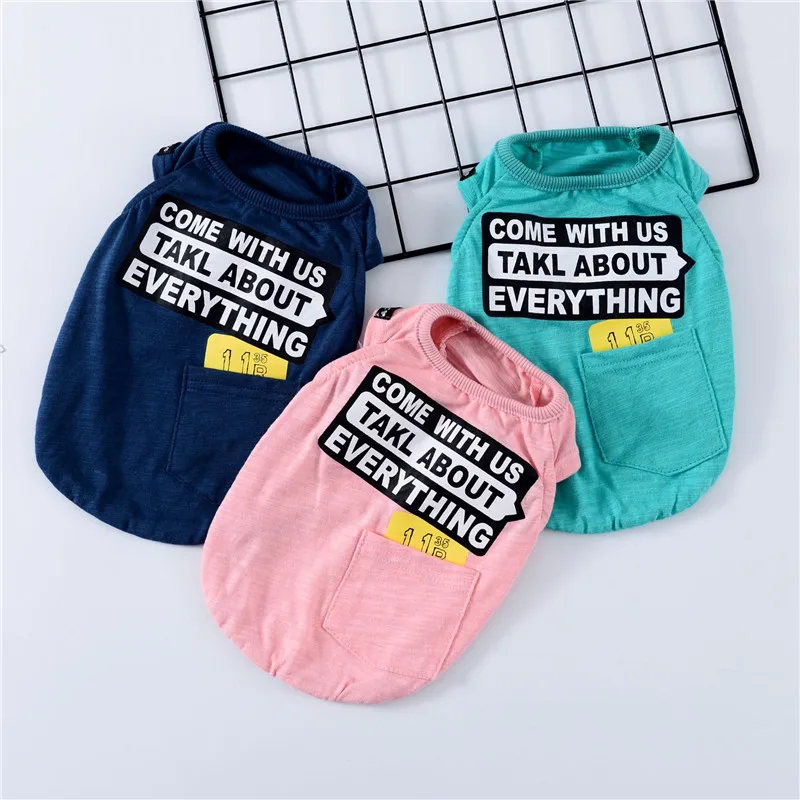 Одежда для собак толстовки с капюшоном питомцев весна лето 2019 куртка буквенным