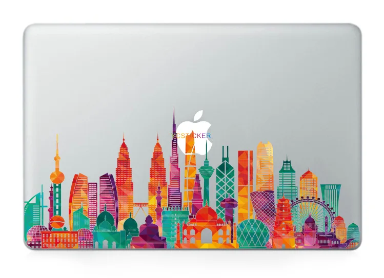 DIY персональная наклейка для ноутбука Macbook Pro retina Air 12 13 15 дюймов мультяшная Защитная Наклейка для компьютера с защитой от царапин