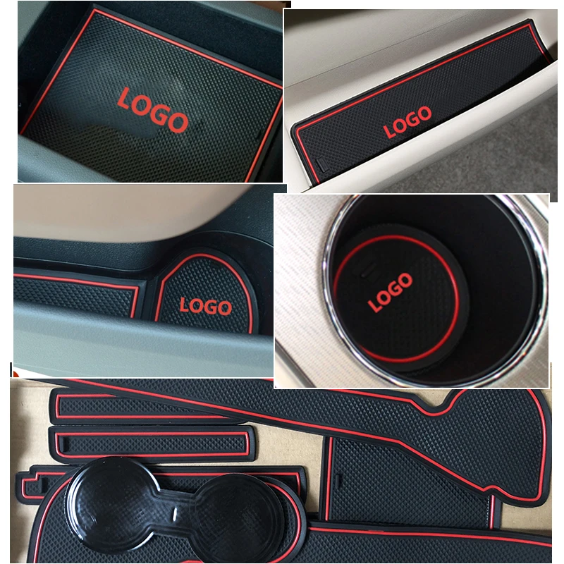 Противоскользящий резиновый подстаканник для Audi A4 B8 2012 2013 2014 2015 8K RS4 S4 S line RS 4