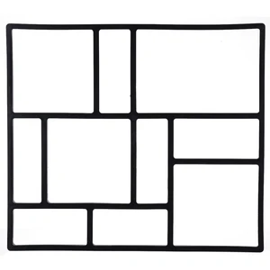 45*40 см самодельный пластиковый молд для тротуарной плитки формы для цементных кирпичей, садовый камень, дорога, бетонные формы для дома, сада, двора