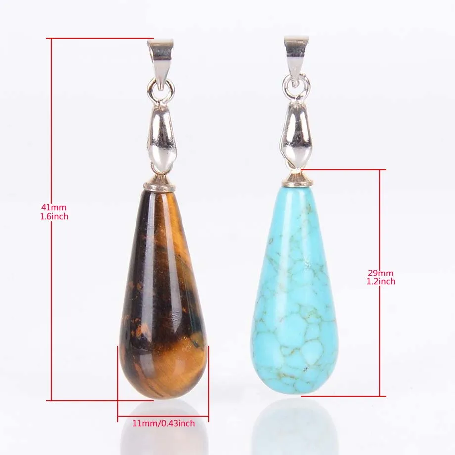 Натуральный розовый зеленый кристалл ожерелье из авантюрина тигровый глаз