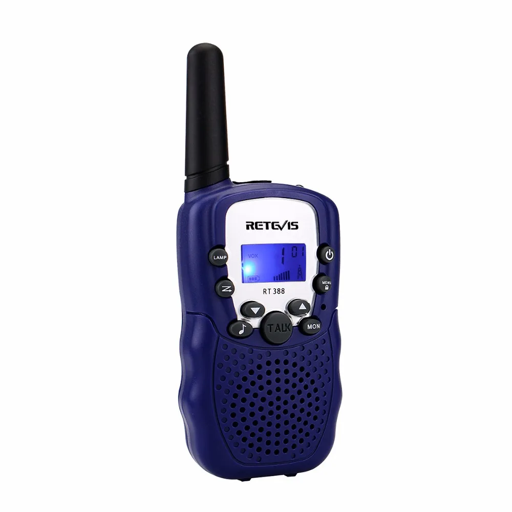 1 pc Retevis RT388 Mini Walkie Talkie Kids Radio 0.5W 8/22CH VOX Flashlight Handy Transceiver Gift Children Toy Radio J7027