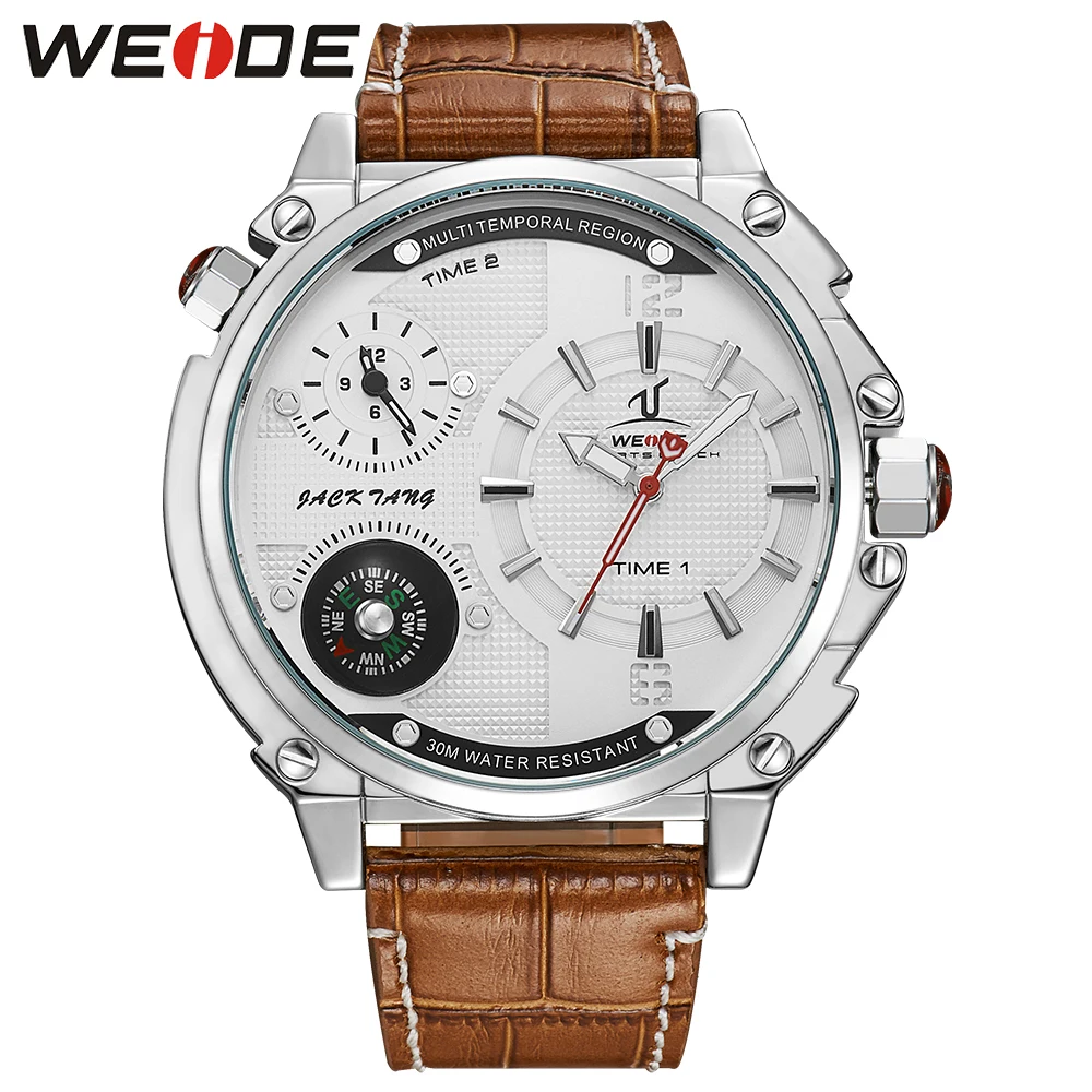 WEIDE новый бренд Relogio Masculino водонепроницаемые часы с компасом мужские аналоговый