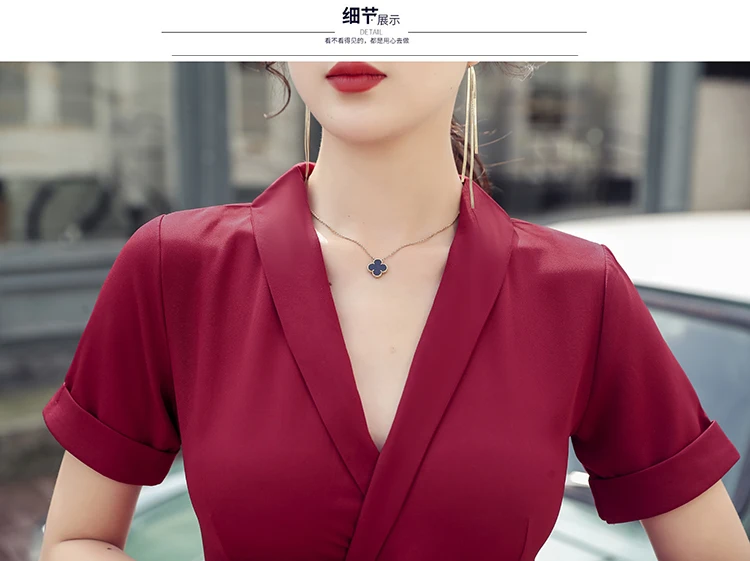 Colorfaith, летние женские комбинезоны и комбинезоны, элегантные деловые женские сексуальные комбинезоны с v-образным вырезом и пуговицами, шорты для подвижных игр JS9131