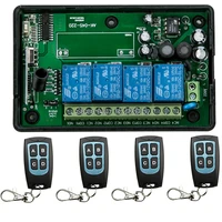 new ac85v250v 4ch rf wireless remote control system radio switch remote switch receiver for appliances gate garage door