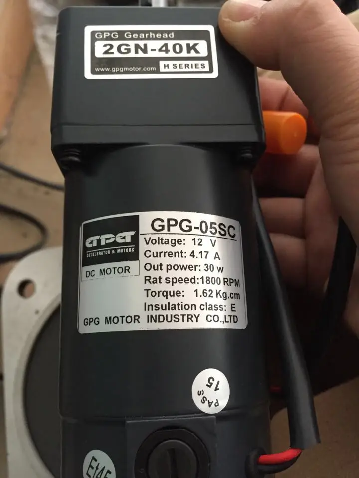 

12V / 24V / 30w 2GN 40k reduce motor