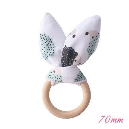 70mm Hedgehog Let's Make 1 шт. деревянный грызунок для детей, незавершенный деревянный Прорезыватель для зубов с кроличьими ушками, деревянный подарочный набор, органические деревянные Прорезыватели для зубов с кроличьими ушками - Цвет: 70mm Hedgehog