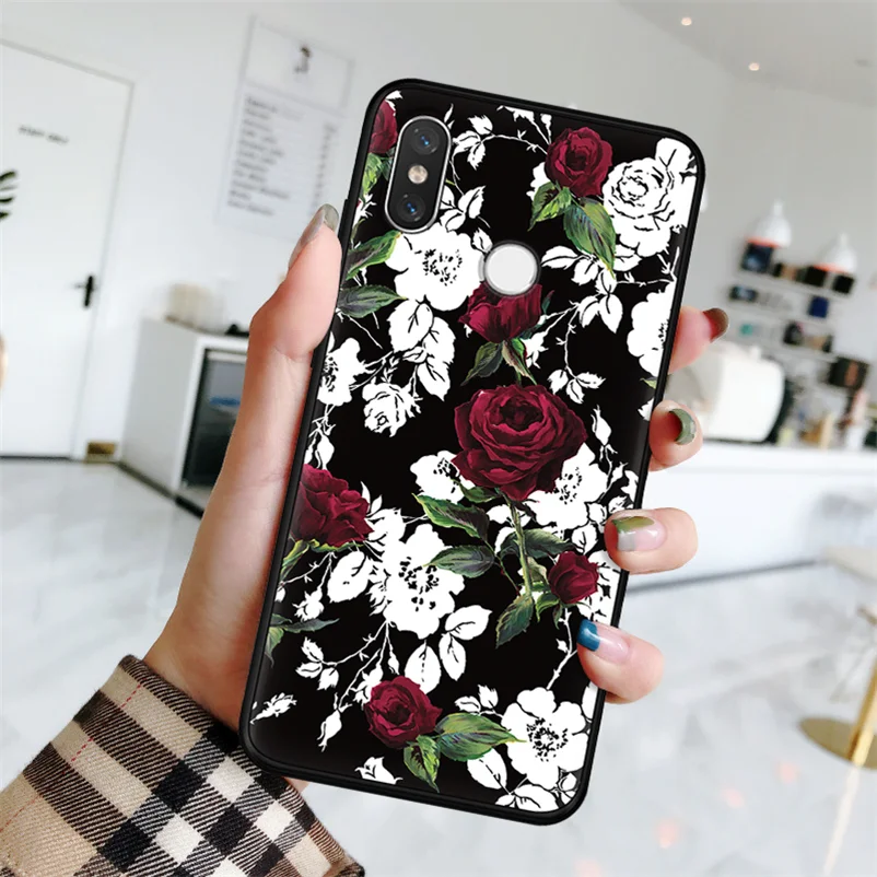 6dmeigui ТПУ цветок чехол для спортивной камеры Xiao mi Red mi 3 4A 4X5 плюс 5A 6A 7A Note 5, 6, 7, 8 Pro mi 9 SE 9T F1 A1 5X A2 6X A3 чехол 8-литровый матовый чехол класса люкс - Цвет: 6dmeigui