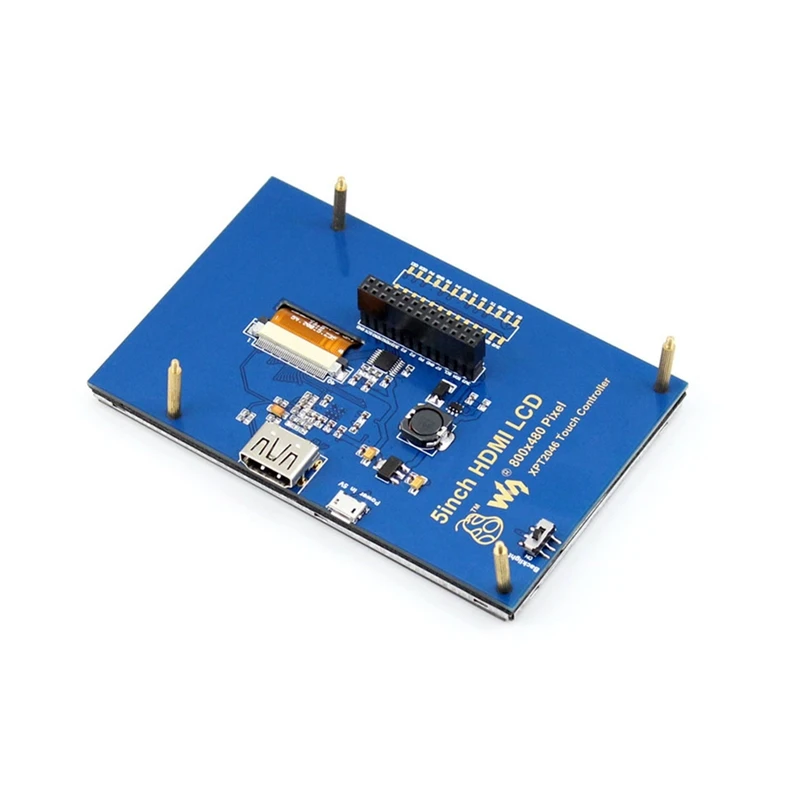 Raspberry pi 3 сенсорный ЖК-экран 5 дюймов резистивный интерфейс HDMI | Компьютеры и офис