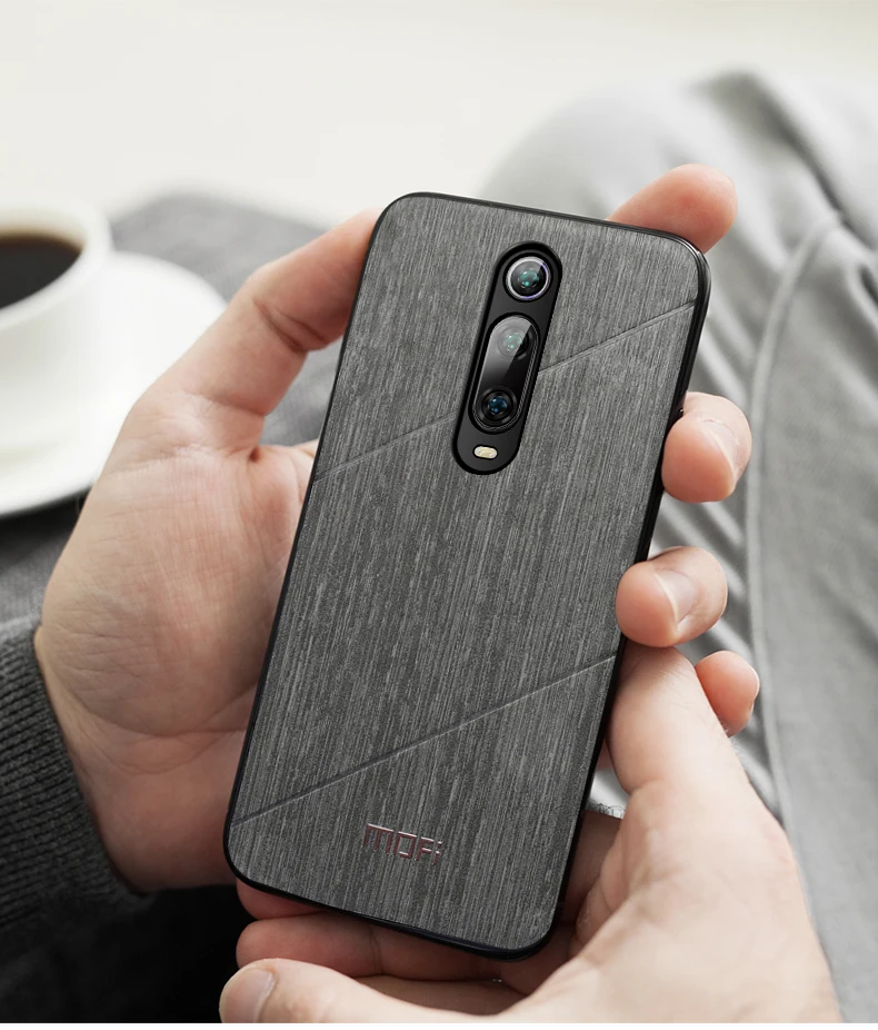 Для xiaomi mi 9t чехол Обложка на заднюю панель из искусственной кожи силиконовый чехол в деловом стиле fundas MOFi global mi 9t pro защитный чехол s