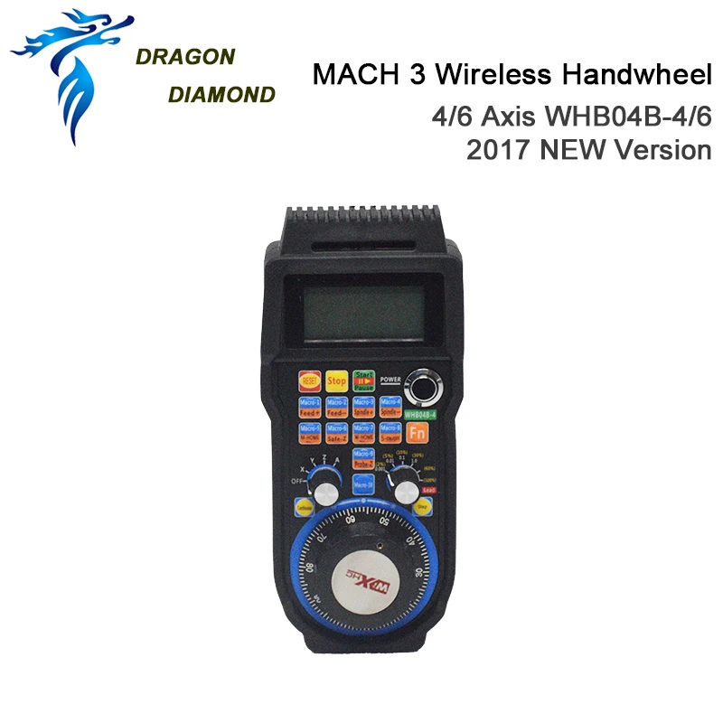 DRAGON DIAMOND XHC CNC беспроводной Маховик Mach3 MPG подвесной маховик для фрезерного станка 4