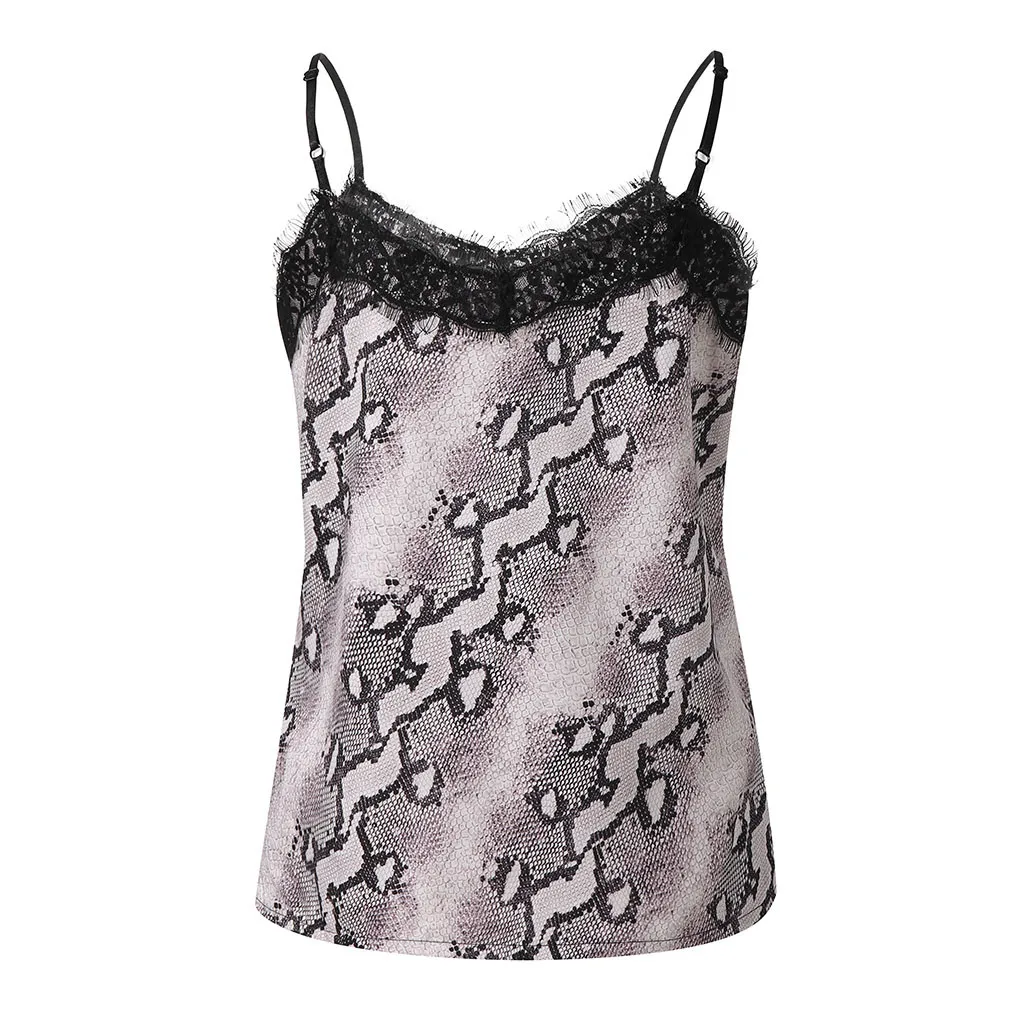 Женская кружевная рубашка FREE OSTRICH леопардовая с v образным вырезом и принтом змеи
