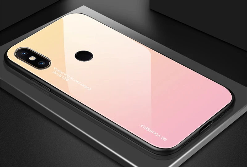 Стеклянная задняя крышка для телефона IQD для Xiao mi Red mi 6A 5 plus Note5 6 Pro mi 8 6X 5X Max3 8 lite Pocophone F1 защитный чехол бампер из ТПУ