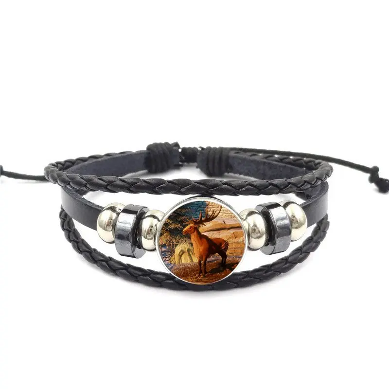 Животные лошадь кошка олень стеклянные кабошоны &quotАниме&quot ювелирные изделия с