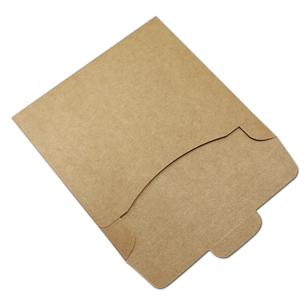 50 шт./лот цветная крафт бумага один CD защищающая упаковочная коробка картонная