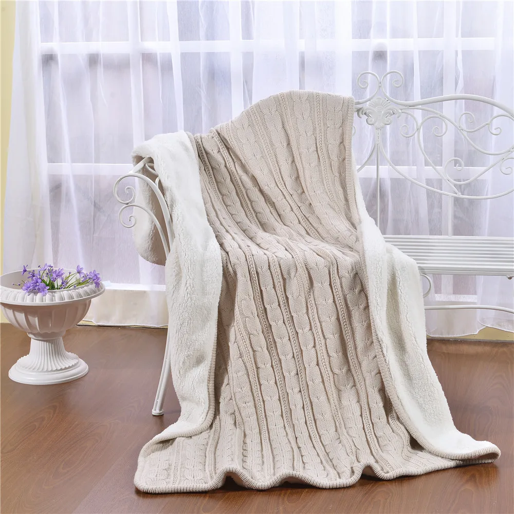 Вязаное одеяло CamoFleece Sherpa удобное теплое для кровати зимнее одеяло|blanket throw|c blanketc c