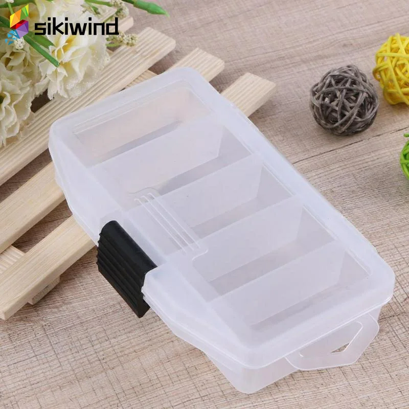 Коробка для рыболовных снастей двухсторонняя прозрачная многофункциональная