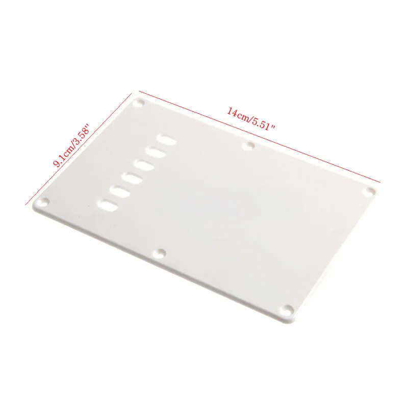 

1Pc White Back Plate Tremolo Trem Cover For Fender Strat Parts Dropshipping