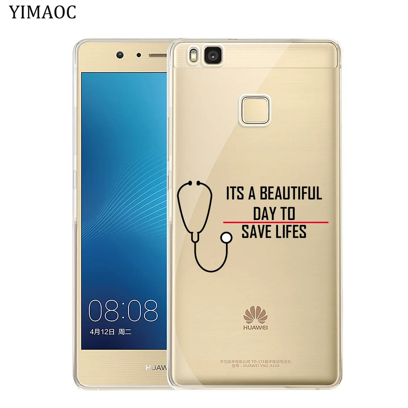 Мягкий силиконовый чехол YIMAOC серого цвета для телефона Huawei P30 P20 Pro P10 P8 P9 Lite 2017 2016