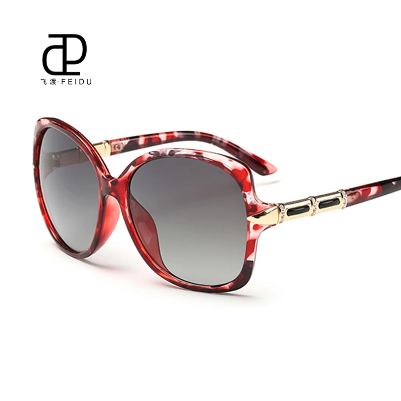 FEIDU 2016 Fashion Oversized Sunglasses Women Brand Designer Butterfly Sun Glasses For Driving UV Oculos De Sol Feminino | Аксессуары