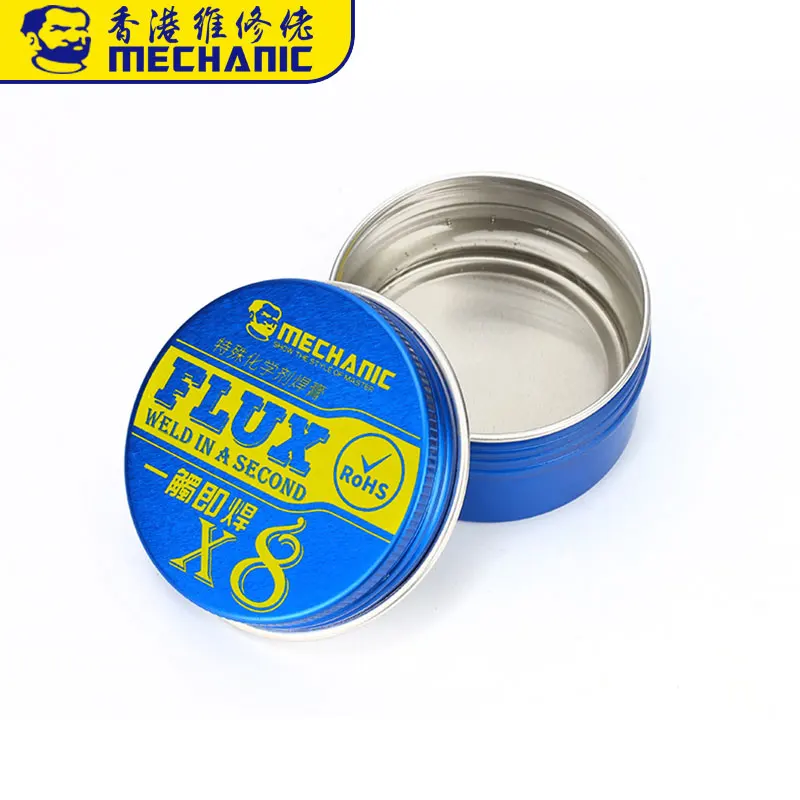 MECHANIC X8 Механик нового поколения телефон ремонт сварочный флюс без галогена паяльная паста канифоль для пайки смазка для PCB/BGA/PGA/SMD - Цвет: MECHANIC X8