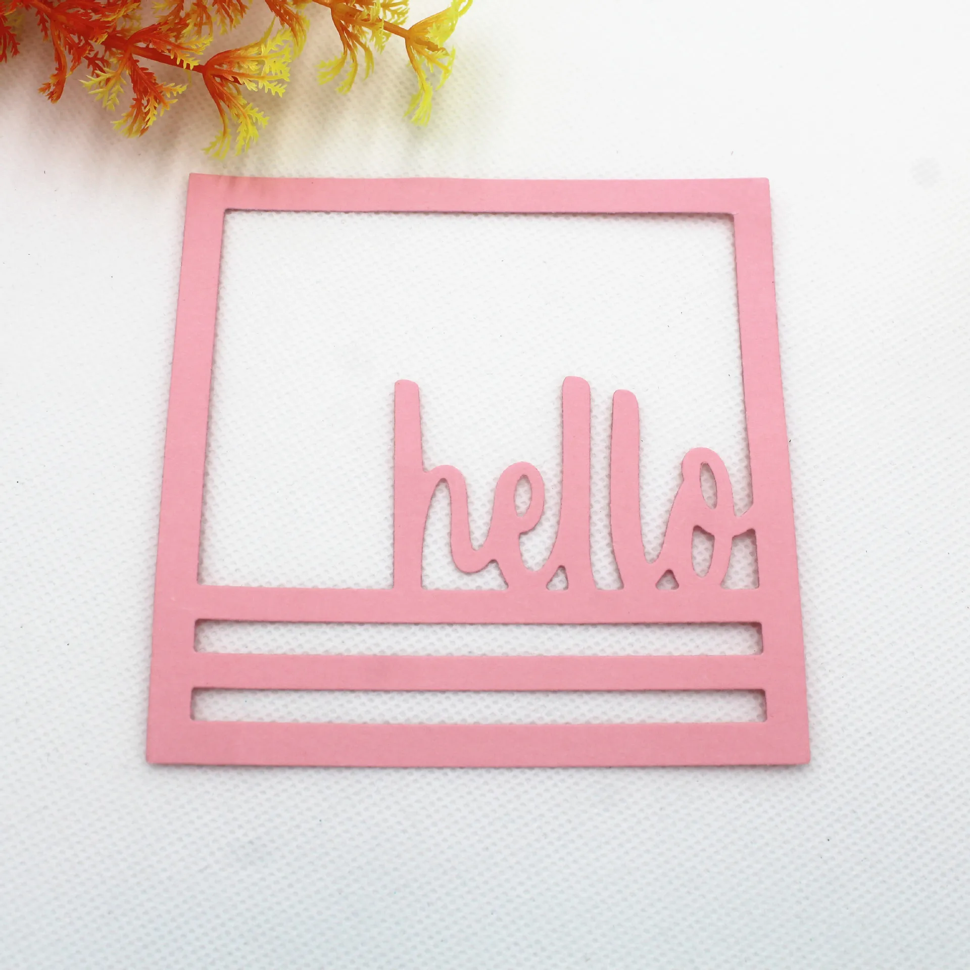2019 Hello Words металлические трафареты для пресс формы DIY Скрапбукинг фото украшение