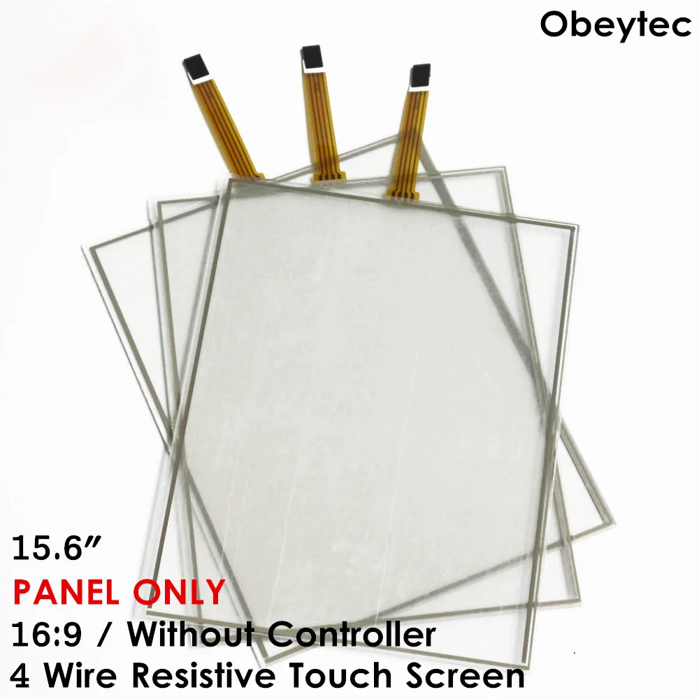 Obeytec 20 шт. резистивный сенсорный экран 15 6 &quot5 проводная резистивная сенсорная