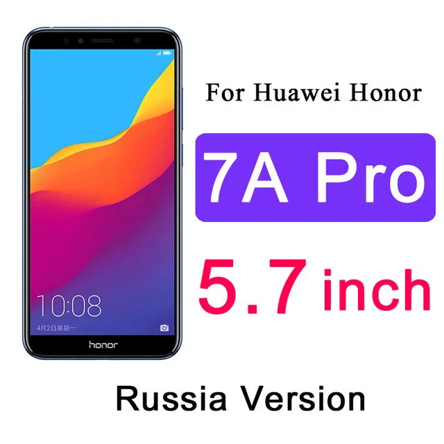 for honor 7a pro RU Для huawei honor 7a 7c pro 7x Защитное стекло для экрана полное покрытие защита экрана закаленное стекло для huawey honor 7 honer 7 a c x - Цвет: for honor 7a pro RU