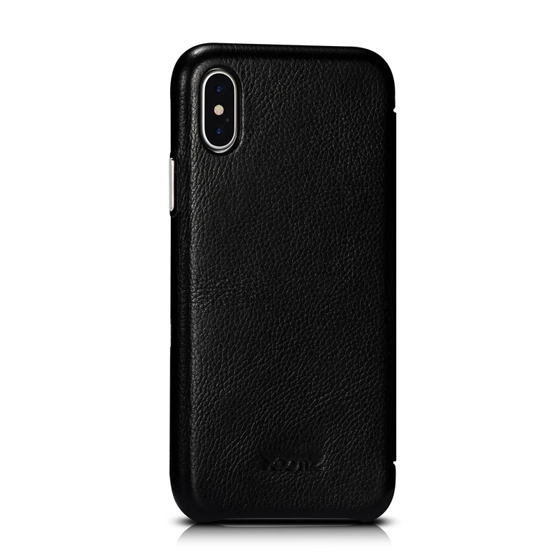 Чехол XOOMZ для iPhone XS MAX чехол из натуральной кожи 7 8 Plus X защитный Магнитный флип