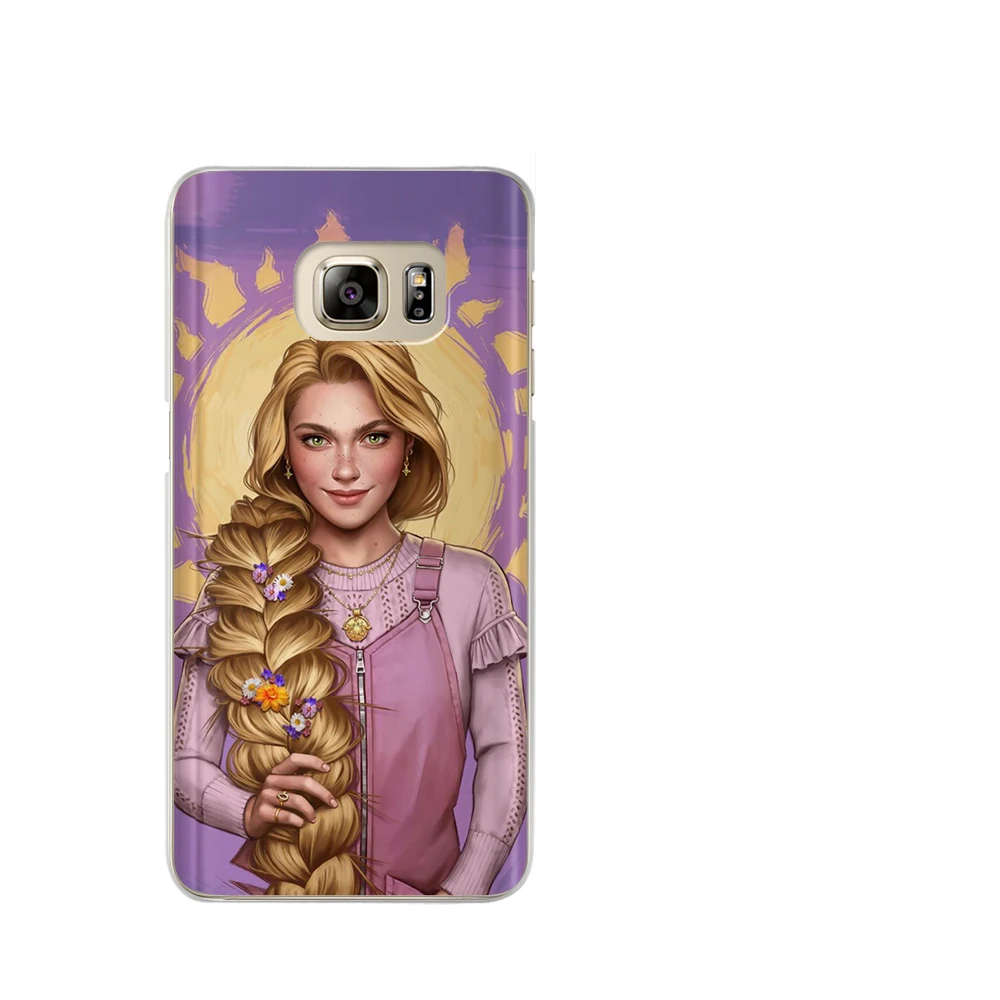 For Samsung Galaxy s8 Case S9 Plus S6 S7 Edge S10 Note 8 9 Silicone Luxury Modern Princess Ariel Belle Tinker Bell Coque Etui |