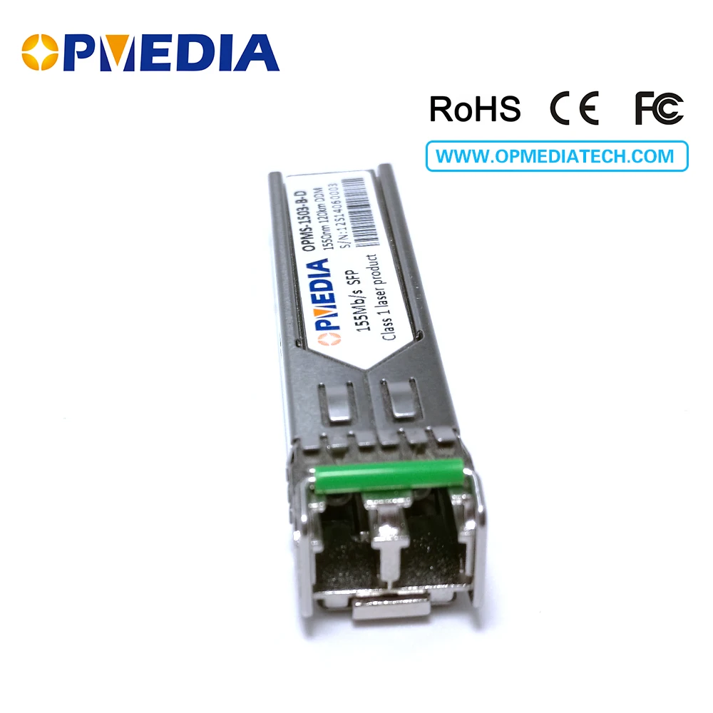 For H3C 1000base-zx,1.25G 1550nm 120km SFP transceiver, optical module with DDM and LC connector