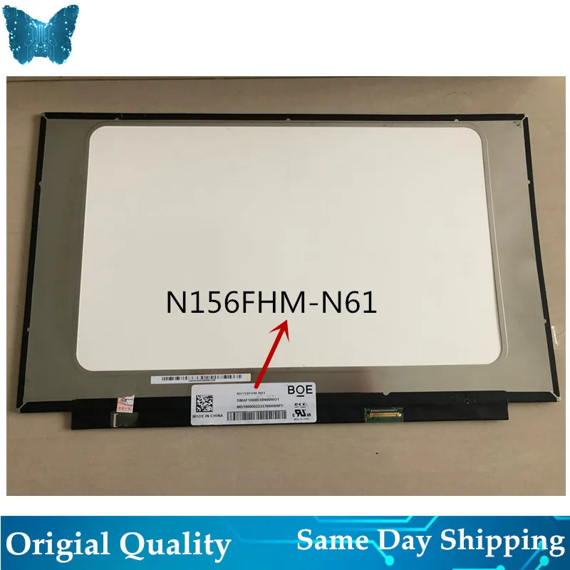 

Оригинальная матрица ноутбука FHD, IPS экран BOE FHD NV156FHM N61, LTN156HL01/02, матрица ноутбука с поддержкой nv156fhl01