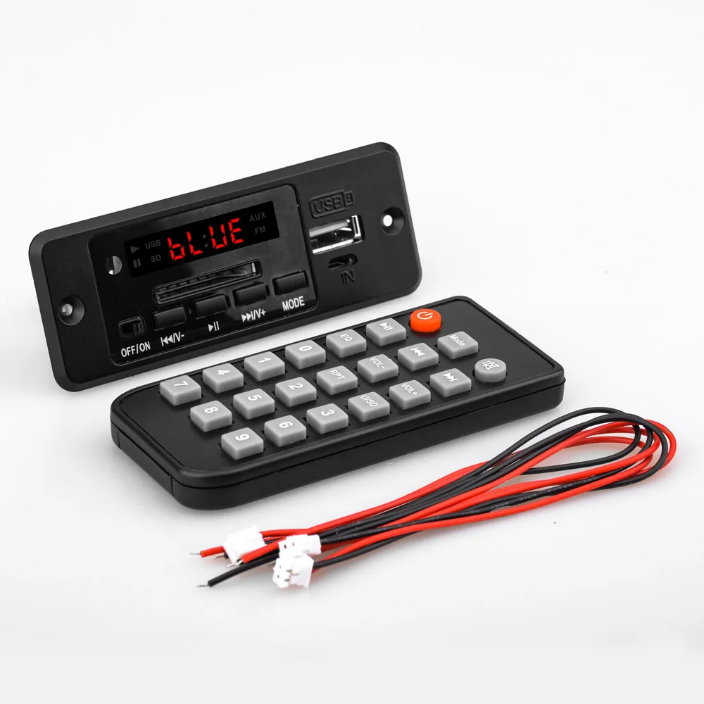 AIYIMA 5 в Bluetooth MP3 аудио декодер плата с 3 Вт* 2 усилитель mp3-плеер AUX FM громкой связи