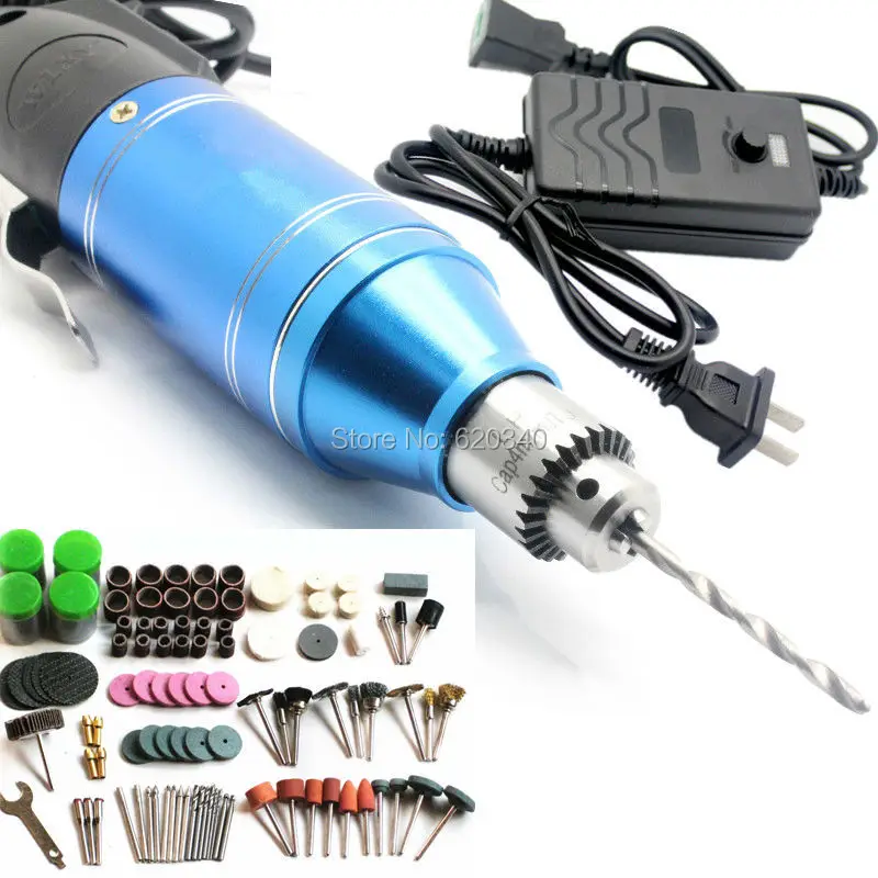 Новые электрические инструменты 2 в 1 Регулируемая Мини дрель + электрическая