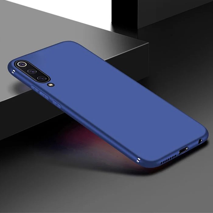 Для samsung Galaxy A70 A50 чехол ультра тонкий мягкий силиконовый чехол для samsung A50 A 50 A70 A 70 A705F матовый чехол - Цвет: Синий