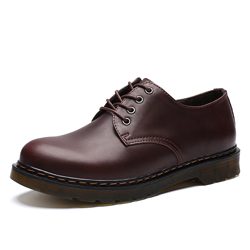 High Quality Genuine Leather Men Shoes Spring Work Safety Casual Fashion Flats Oxfords Loafers Moccasins Big Size 39-46 | Обувь