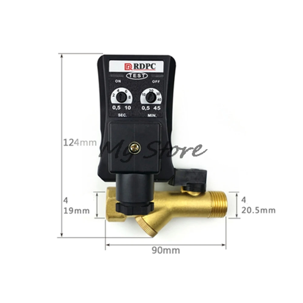 1 шт. 1/2 &quotDC24 AC220V 1.6Mpa электронный сливной клапан приуроченный воздушный